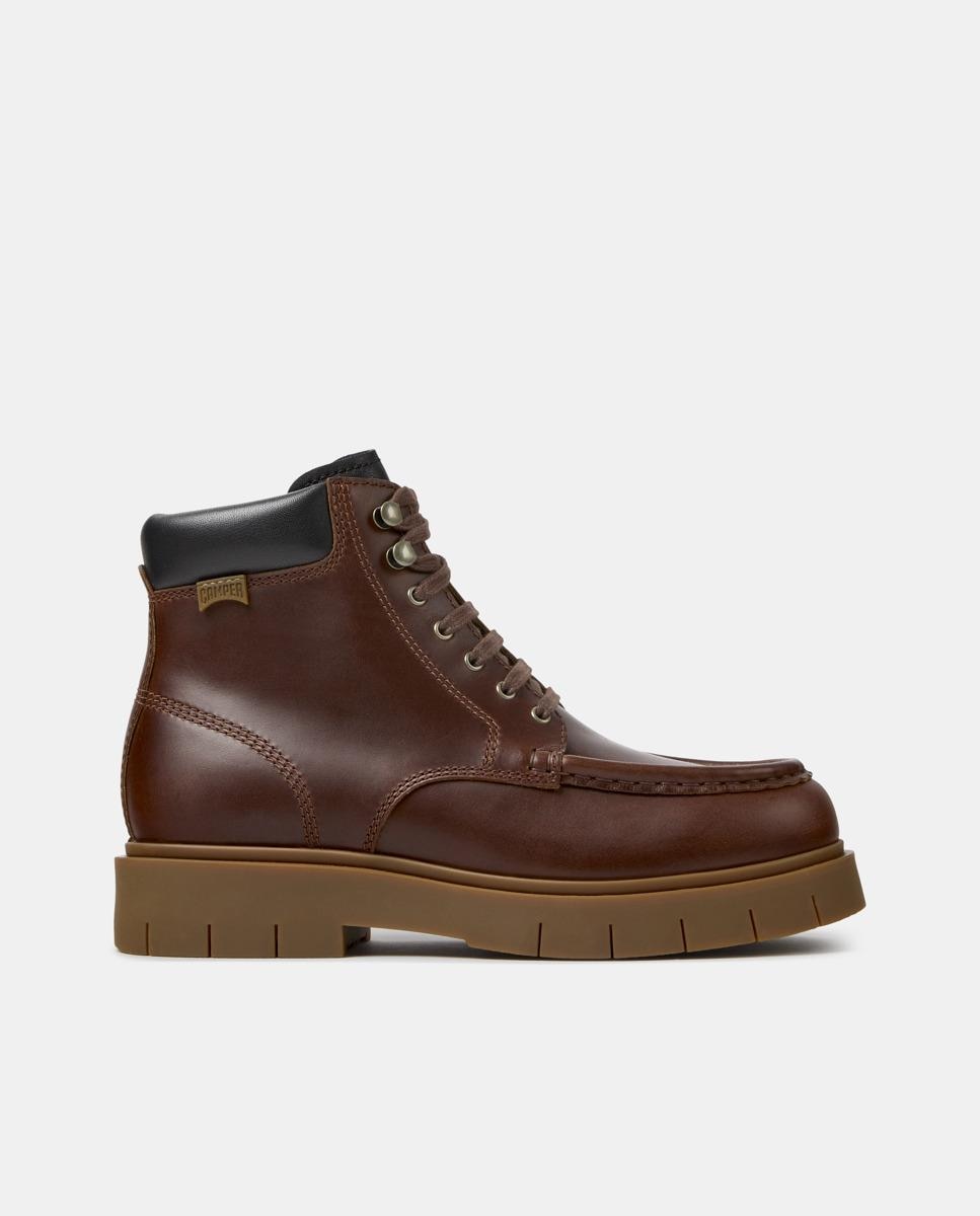 Botas de cordones alaro - Camper - Marrón Marrón-1