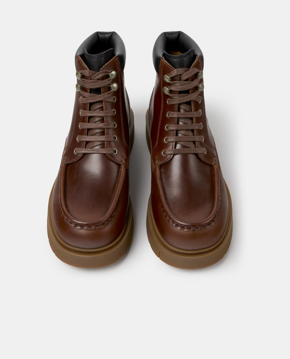 Botas de cordones alaro - Camper - Marrón Marrón-2