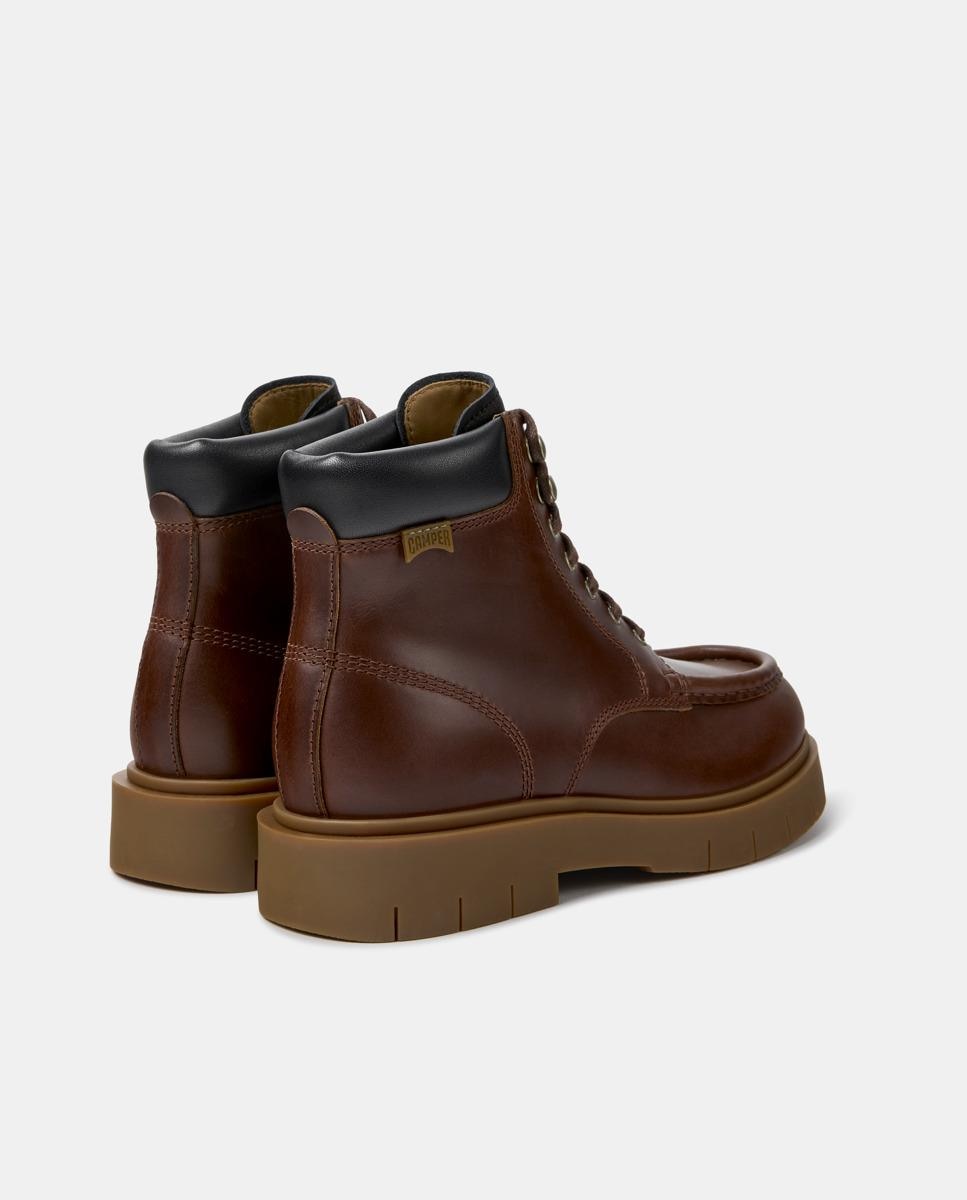 Botas de cordones alaro - Camper - Marrón Marrón-4