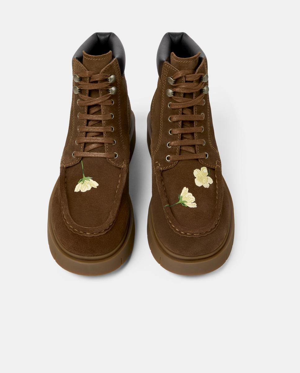 Botas de cordones alaro twins - Camper - Marrón Marrón-3