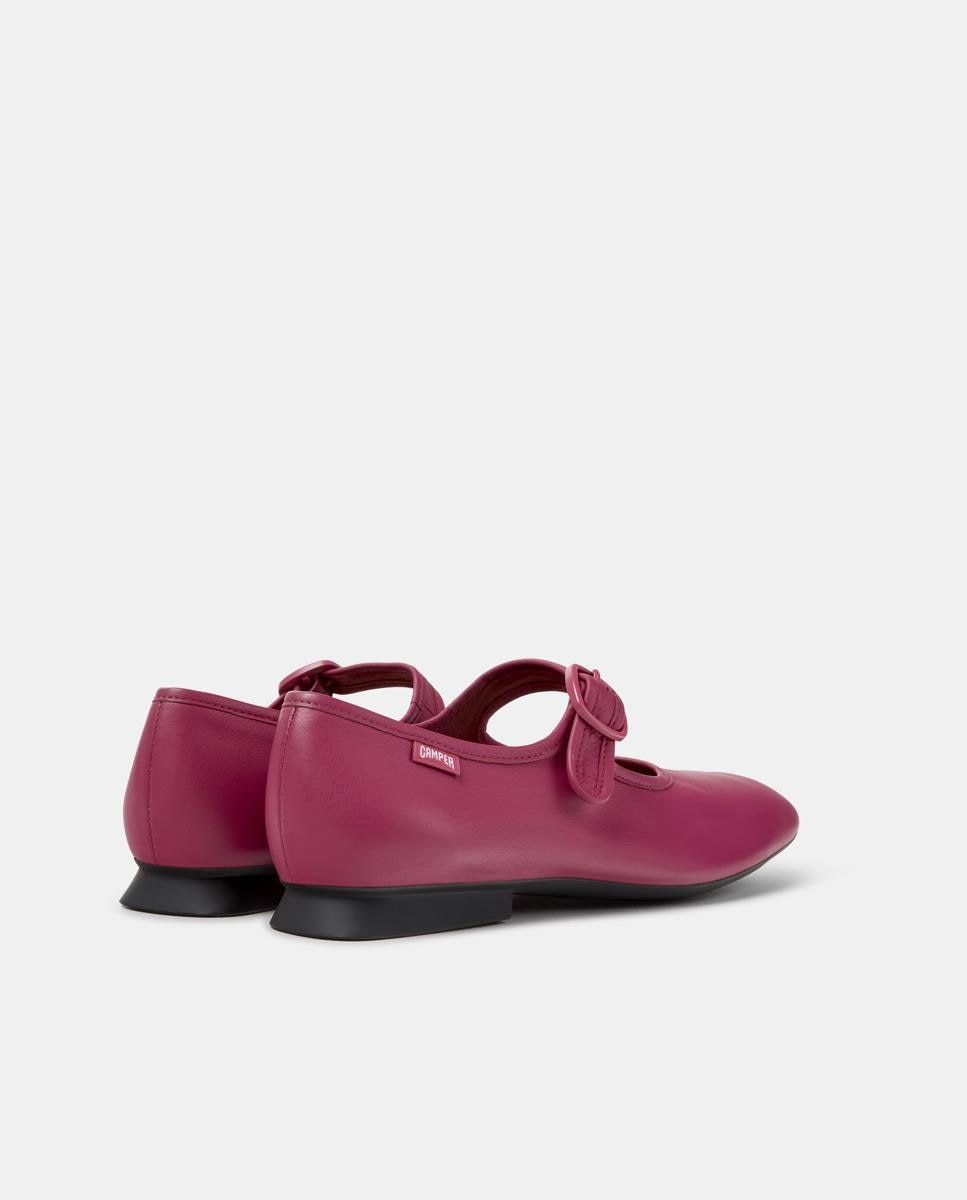 Merceditas planas de mujer casi myra de piel - Camper - Rosa Rosa-2
