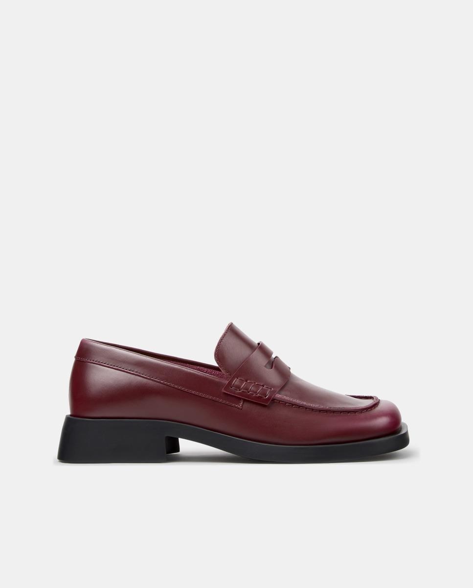 Mocasines de piel de mujer donna - Camper - Burdeos Burdeos-1