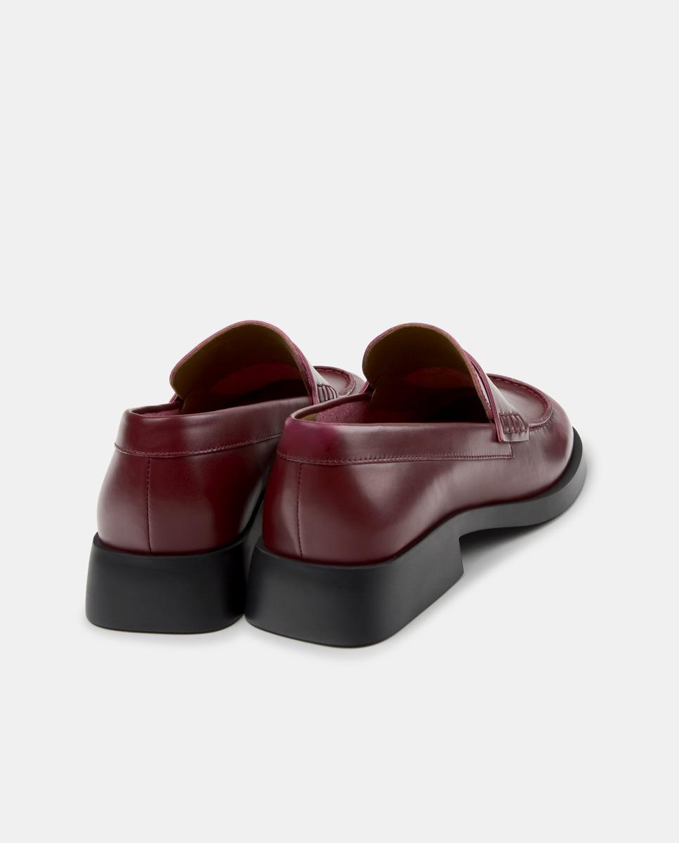 Mocasines de piel de mujer donna - Camper - Burdeos Burdeos-4