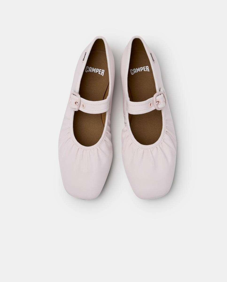 Merceditas planas de mujer casi myra - Camper - Rosa Rosa-3
