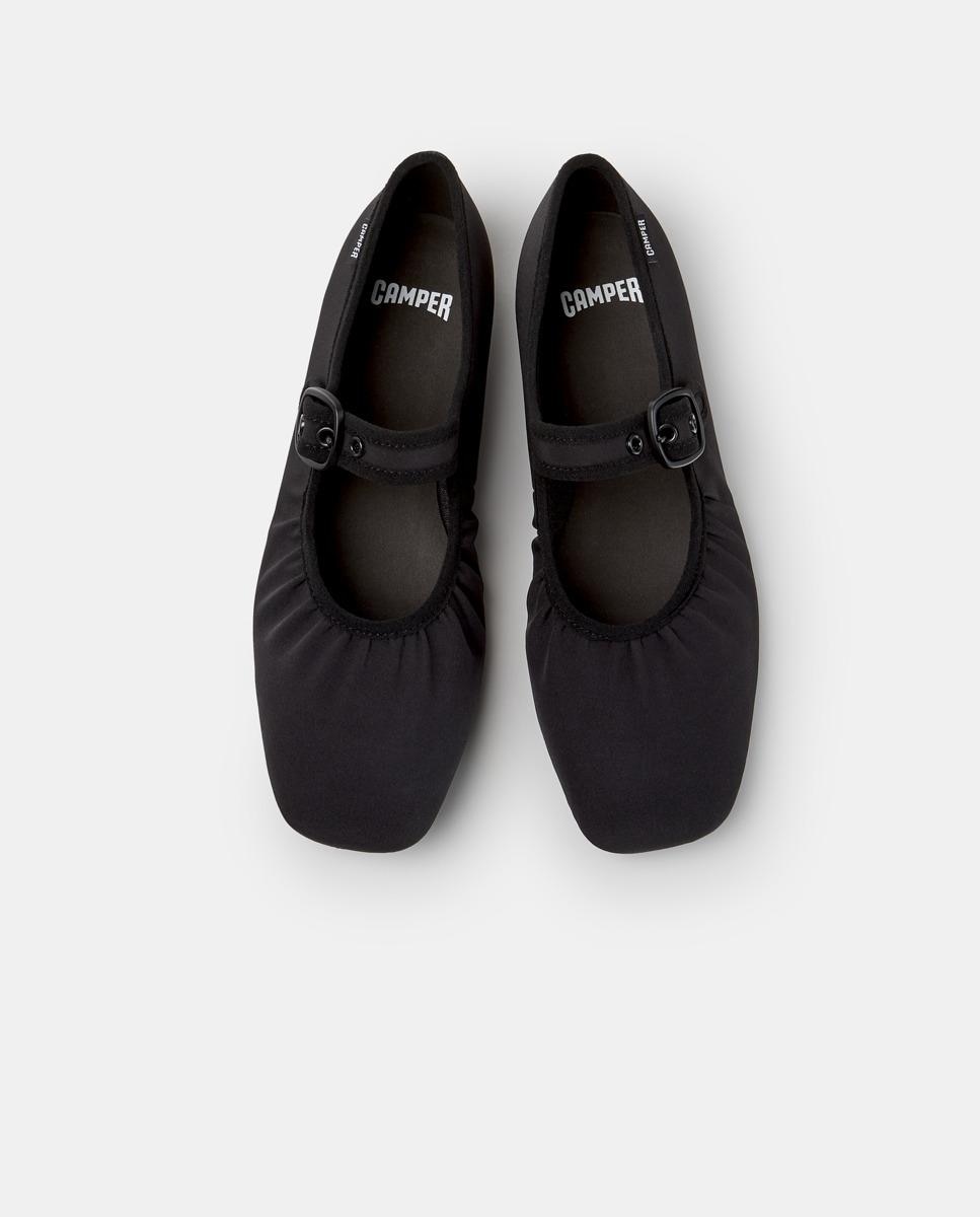 Merceditas planas de mujer casi myra - Camper - Negro Negro-3