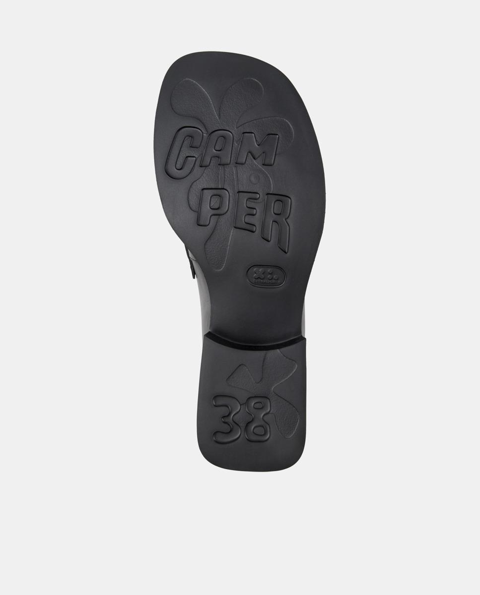 Mocasines de piel de mujer donna - Camper - Negro Negro-5