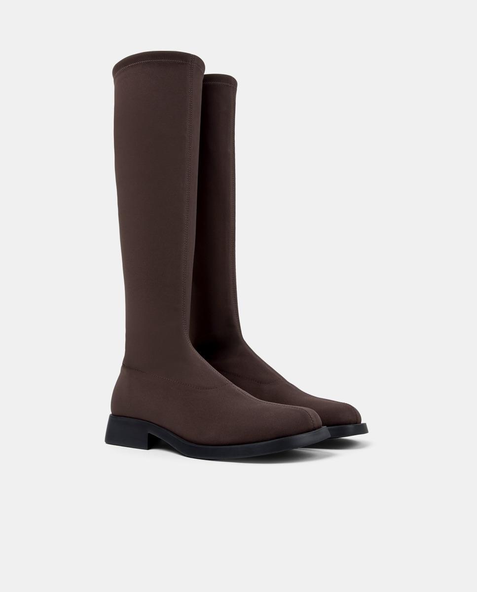Botas altas de mujer donna - Camper - Marrón Marrón-2