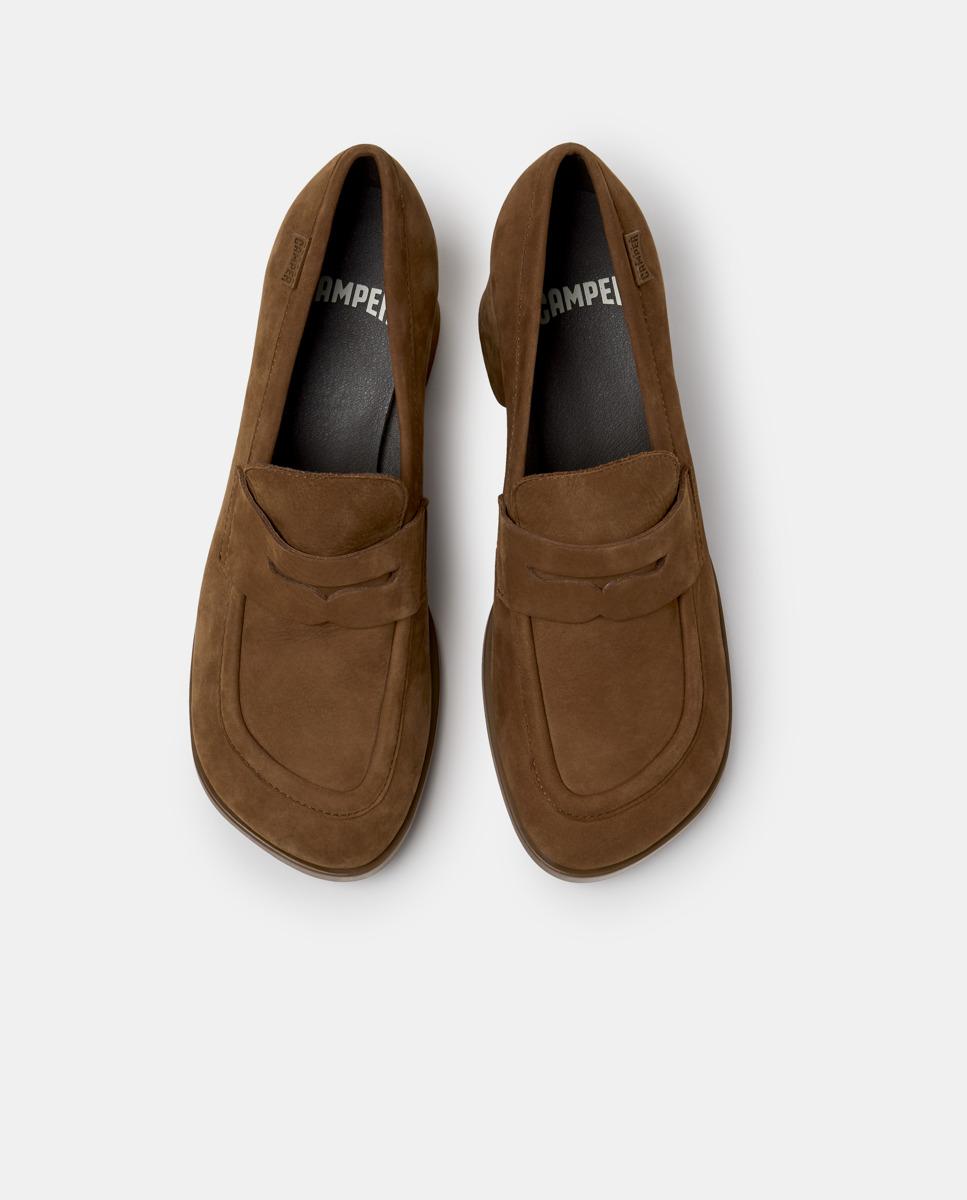 Mocasines con tacón de mujer kora - Camper - Marrón Marrón-2
