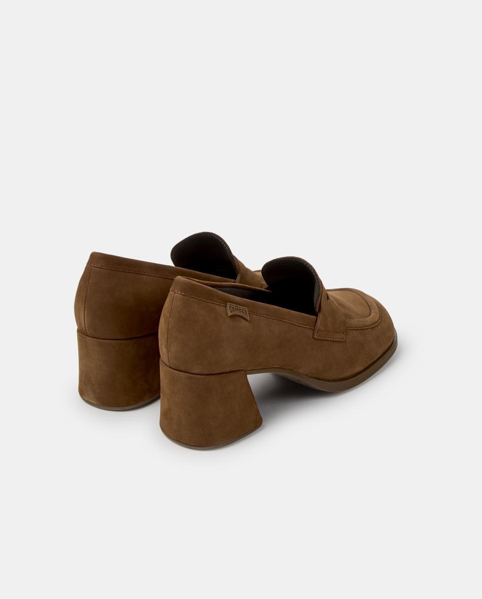Mocasines con tacón de mujer kora - Camper - Marrón Marrón-4