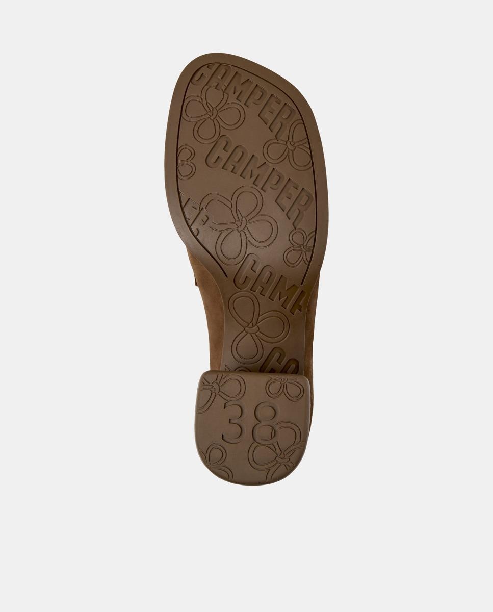Mocasines con tacón de mujer kora - Camper - Marrón Marrón-5