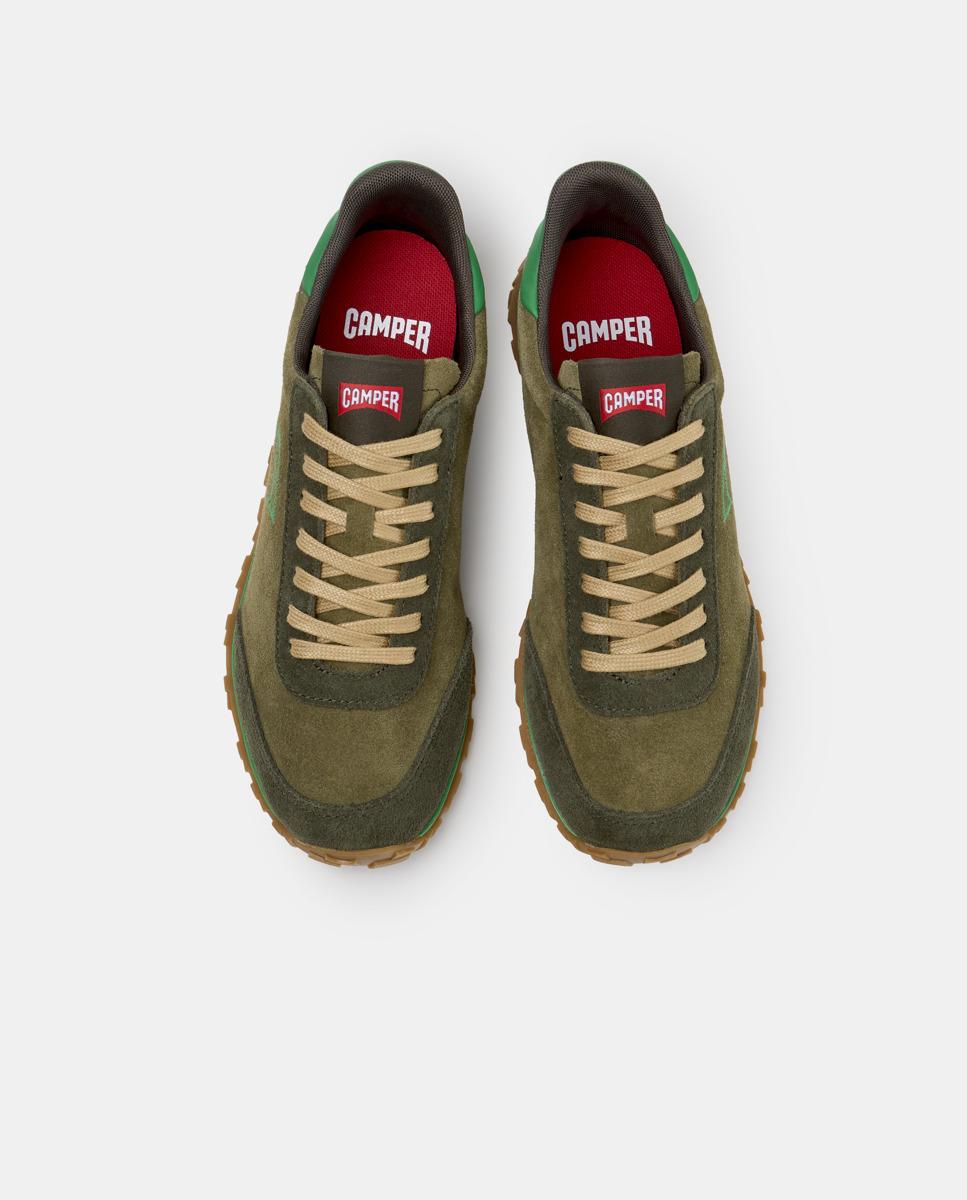 Imagen 3 de Zapatillas de mujer drift walk de piel - Camper - Verde Verde