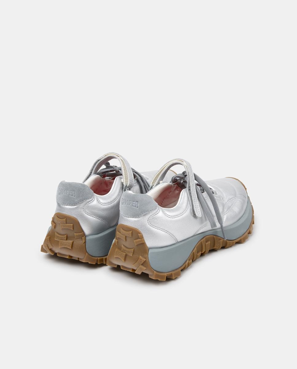 Zapatillas deportivas de mujer drift trail de piel - Camper - Plata Plata-2