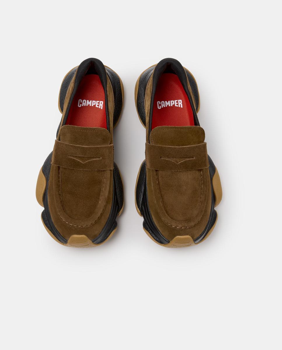 Imagen 2 de Mocasines de mujer karst 2 de piel - Camper - Marrón Marrón