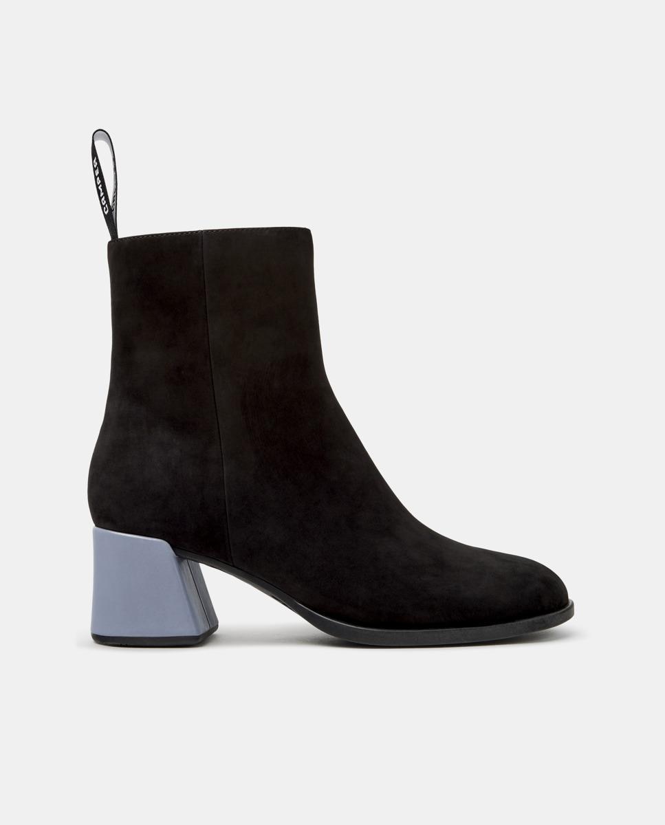 Botines de piel de mujer kora - Camper - Negro Negro-1