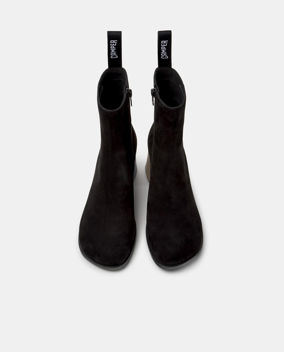 Botines de piel de mujer kora - Camper - Negro Negro-2