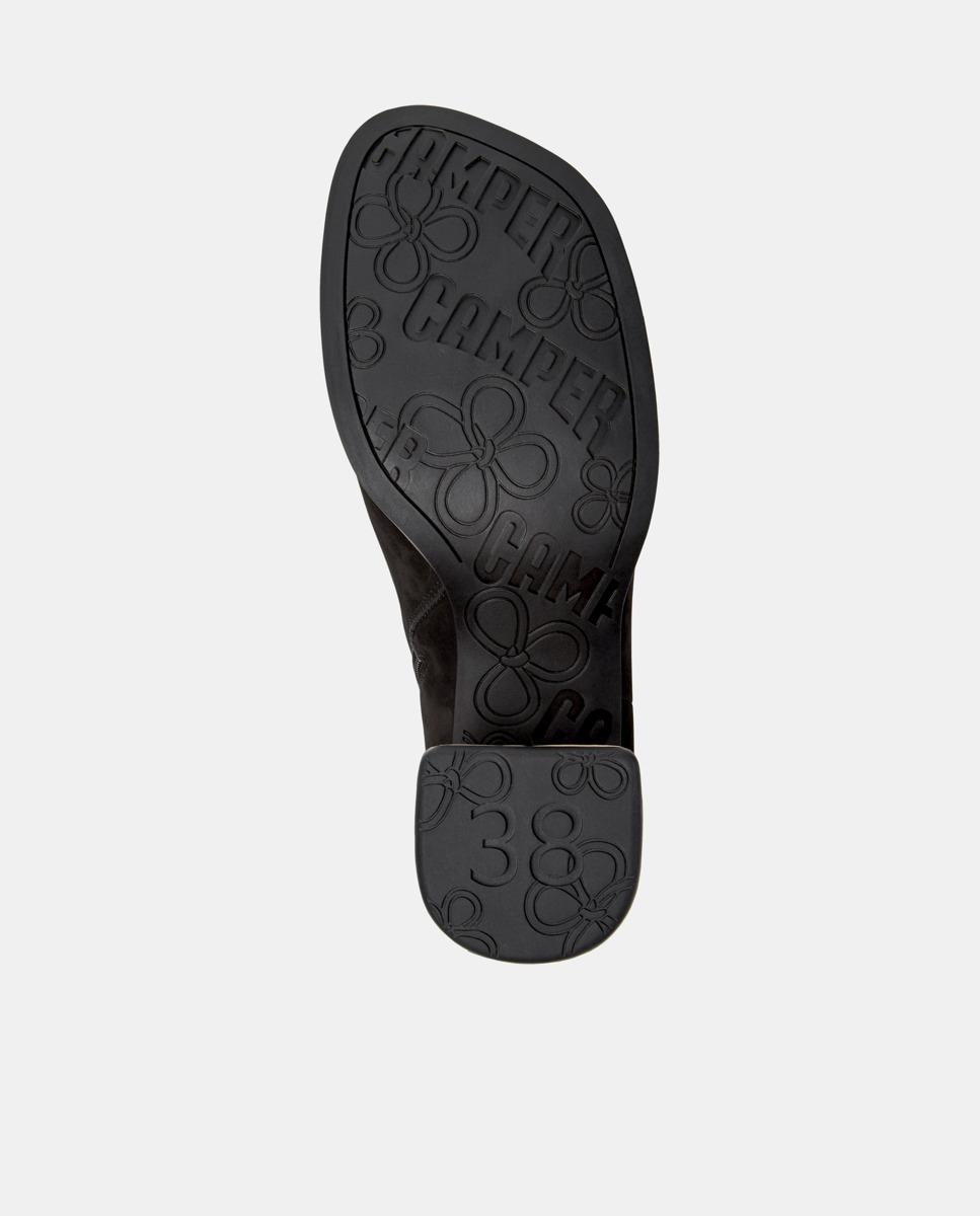 Botines de piel de mujer kora - Camper - Negro Negro-5