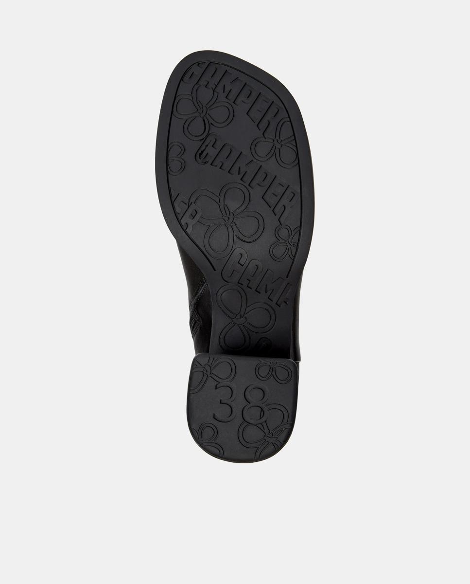 Botas altas de mujer de piel kora - Camper - Negro Negro-5