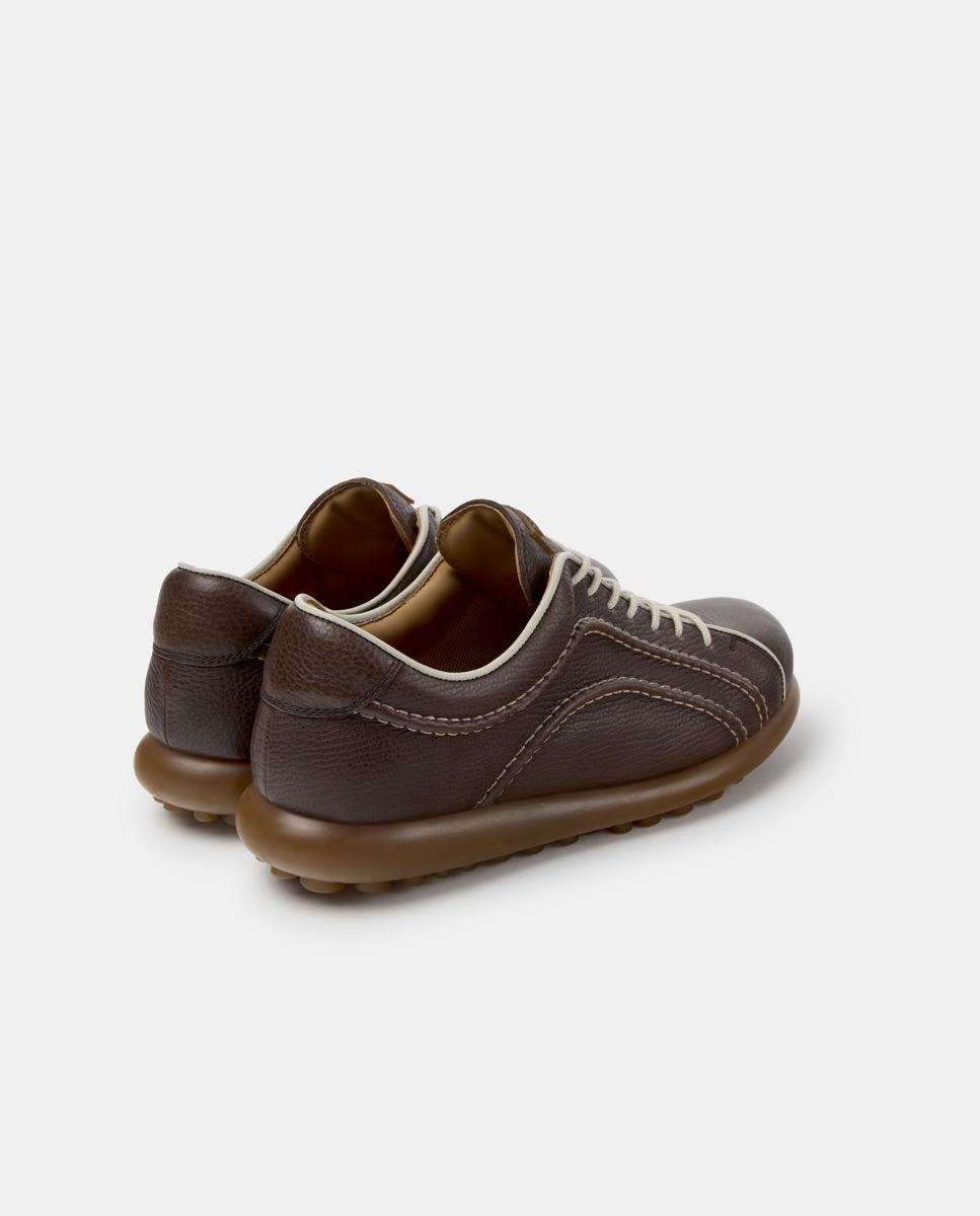 Zapatillas de piel de mujer pelotas ariel - Camper - Marrón Marrón-4