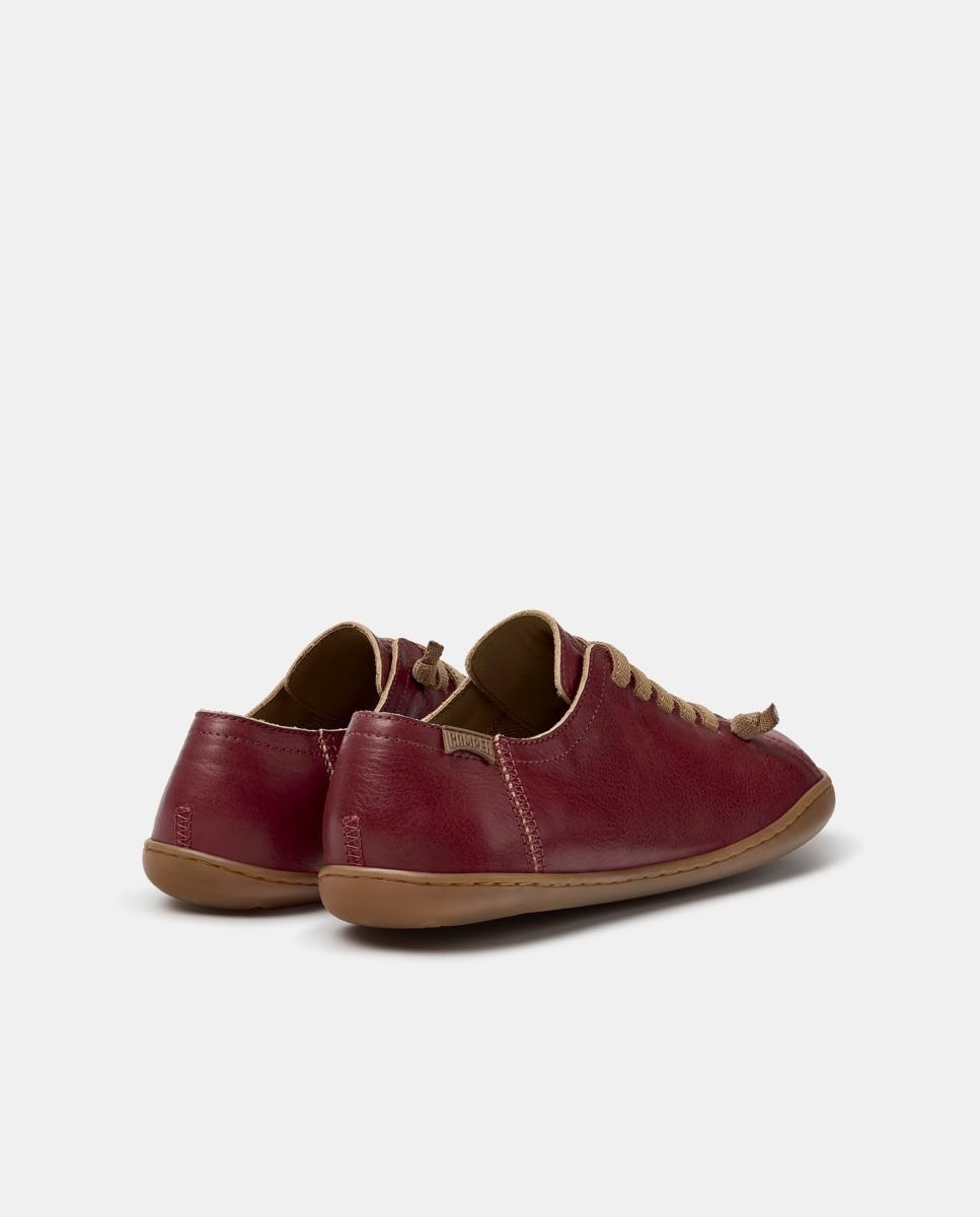 Zapatillas de piel de mujer peu cami - Camper - Burdeos Burdeos-2