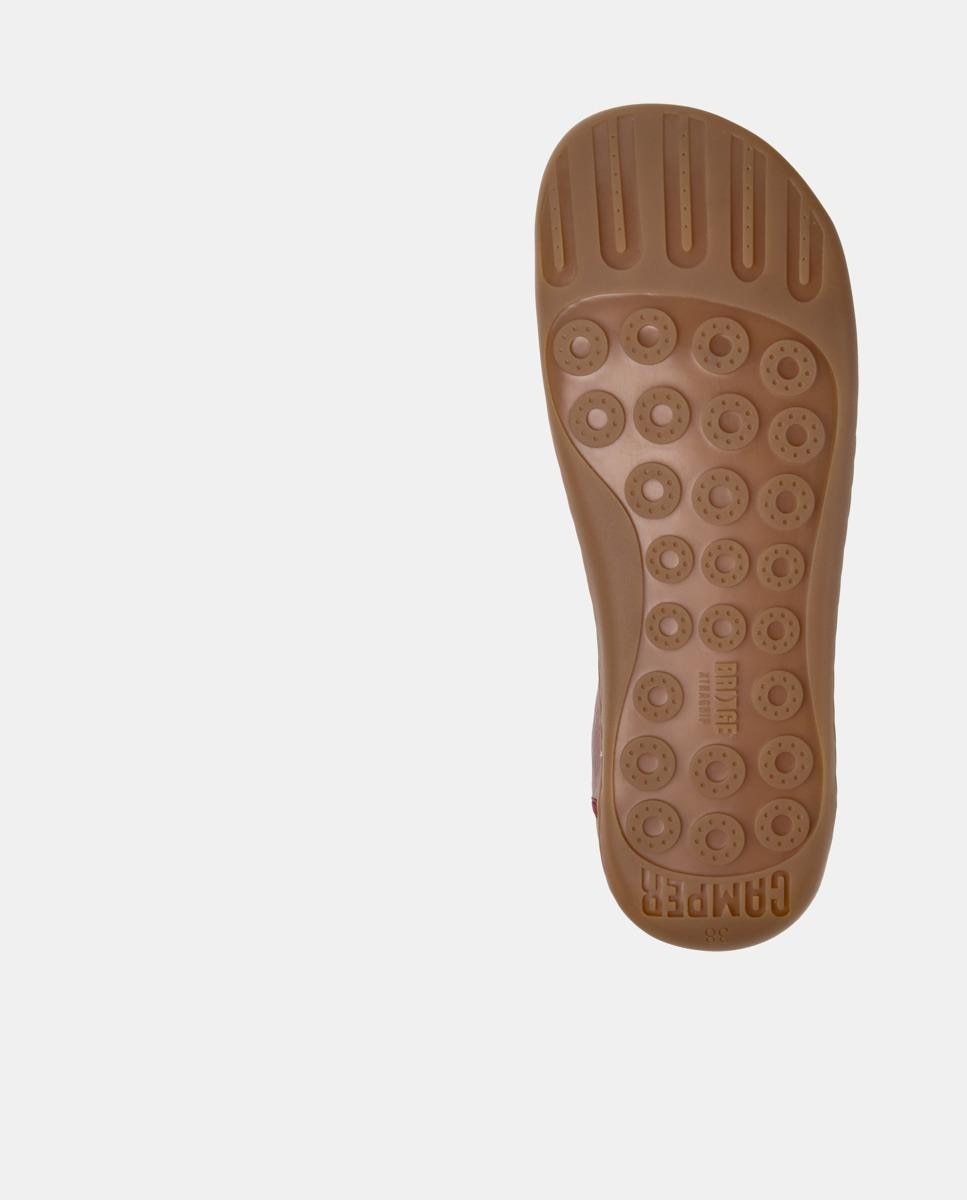 Zapatillas de piel de mujer peu cami - Camper - Burdeos Burdeos-4