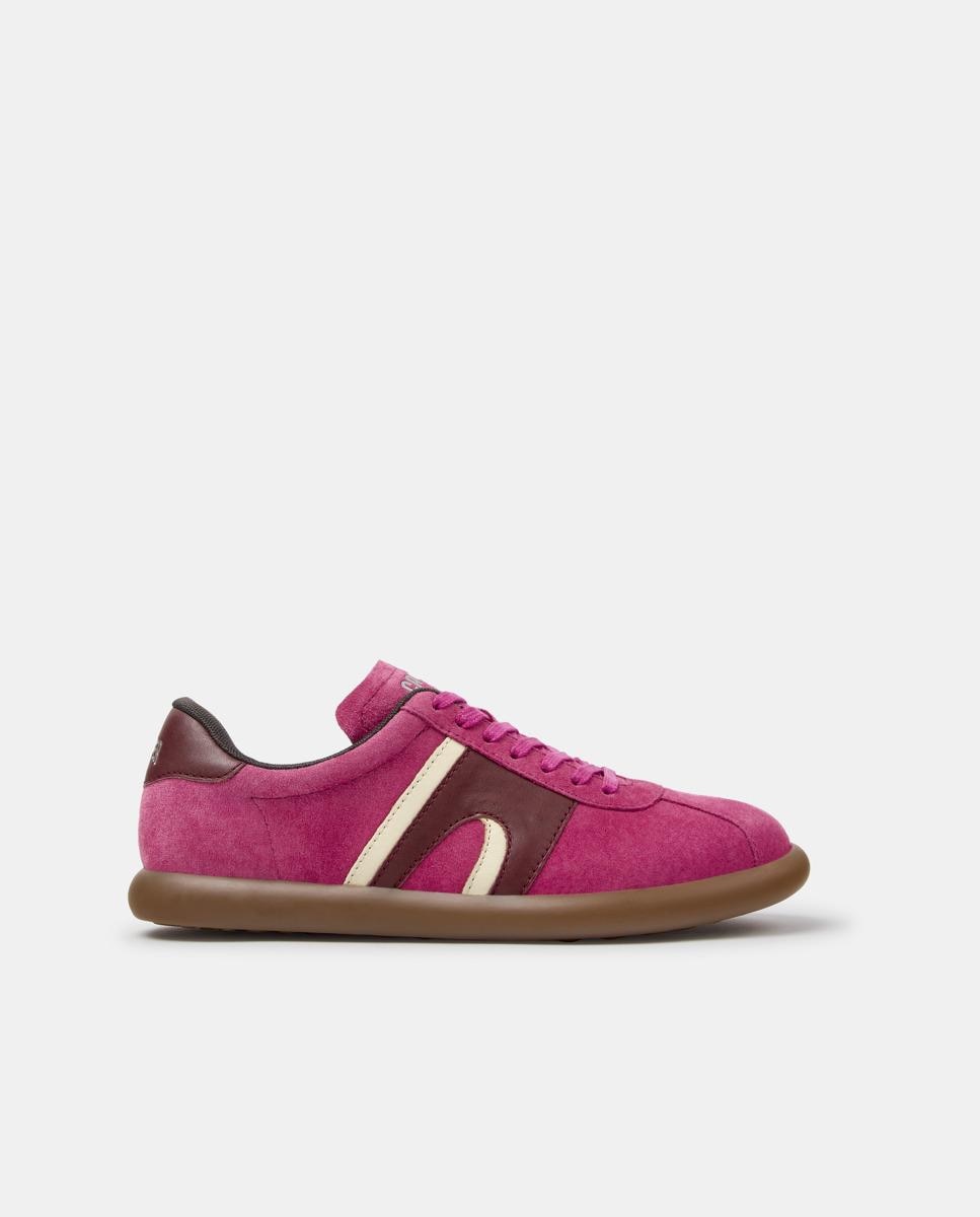 Zapatillas de mujer pelotas soller de piel - Camper - Rosa Rosa-1