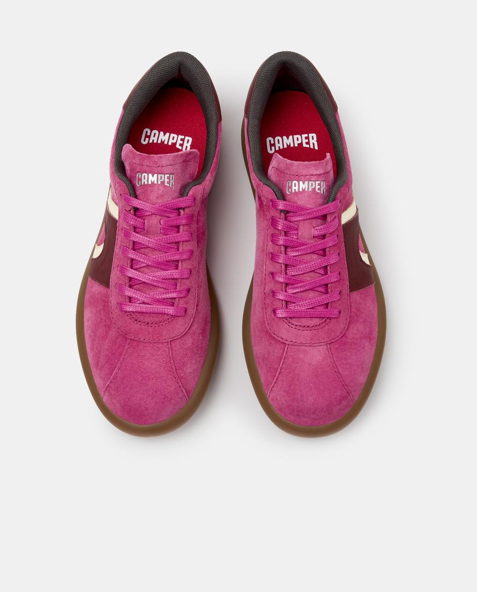 Zapatillas de mujer pelotas soller de piel - Camper - Rosa Rosa-3