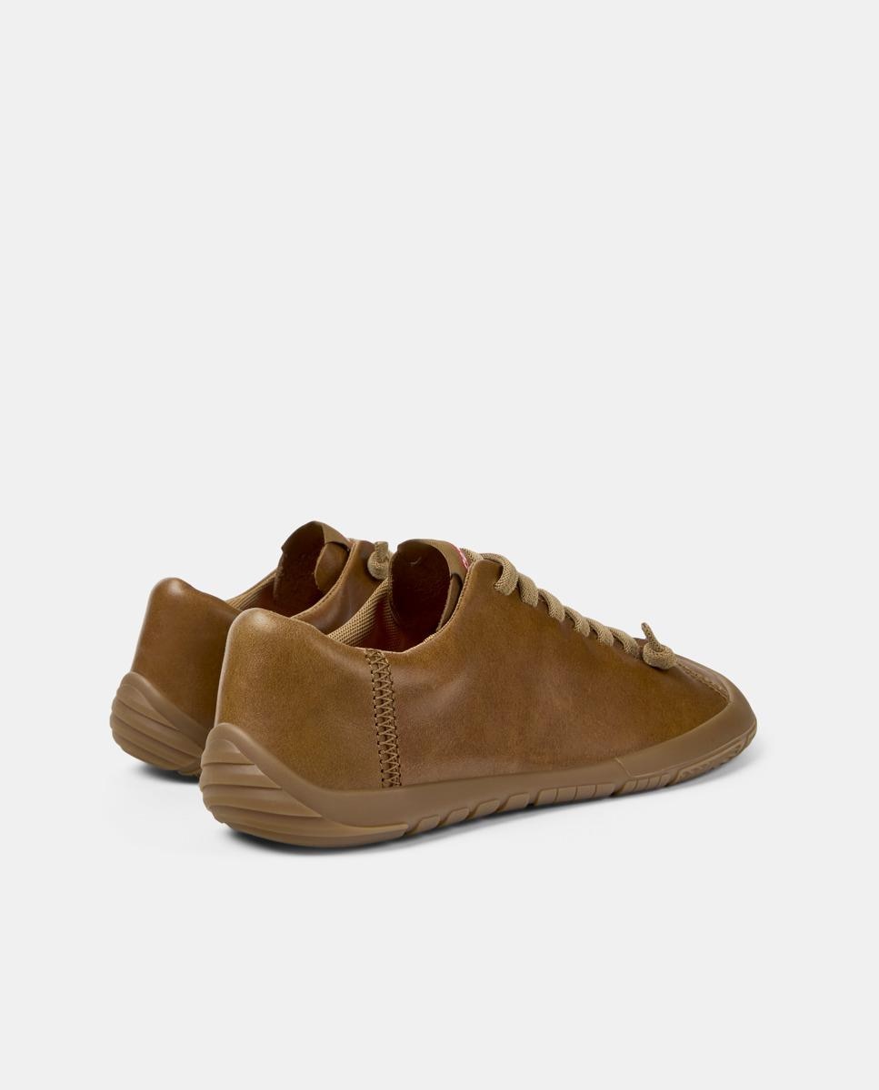 Zapatillas básicas de mujer de piel peu path+ - Camper - Camel Camel-4