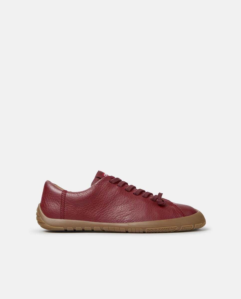 Zapatillas básicas de mujer de piel peu path+ - Camper - Burdeos Burdeos-1