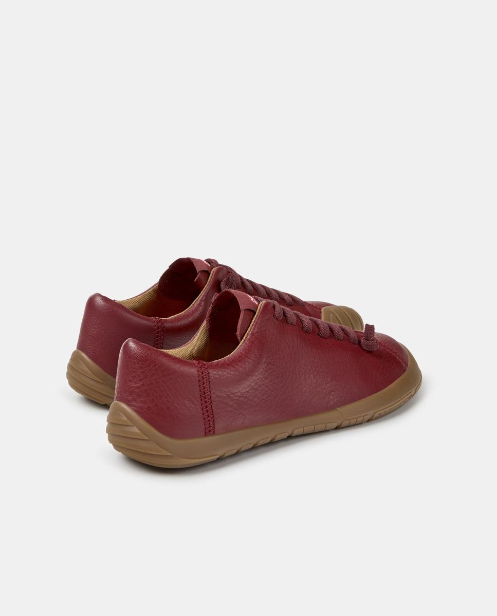 Zapatillas básicas de mujer de piel peu path+ - Camper - Burdeos Burdeos-2