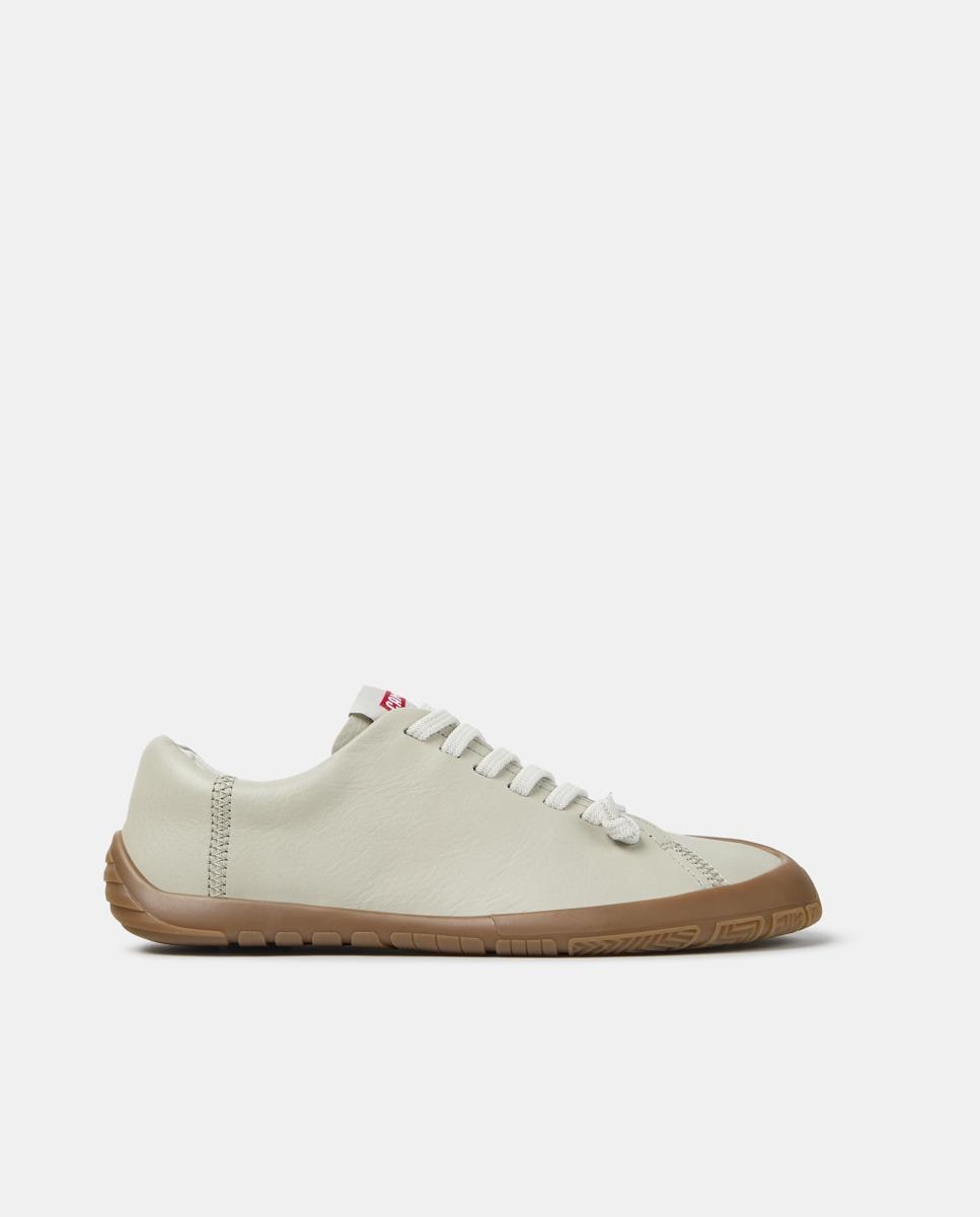 Zapatillas básicas de mujer de piel peu path+ - Camper - Beige Beige-1