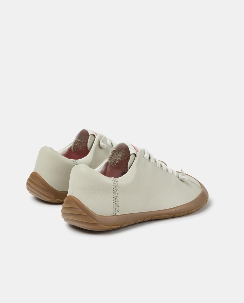 Zapatillas básicas de mujer de piel peu path+ - Camper - Beige Beige-2