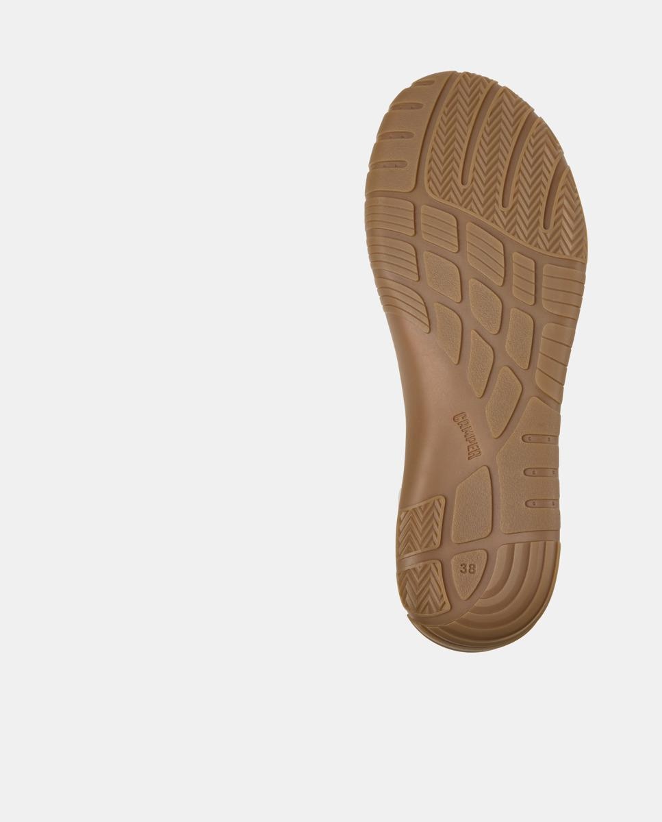 Zapatillas básicas de mujer de piel peu path+ - Camper - Beige Beige-4