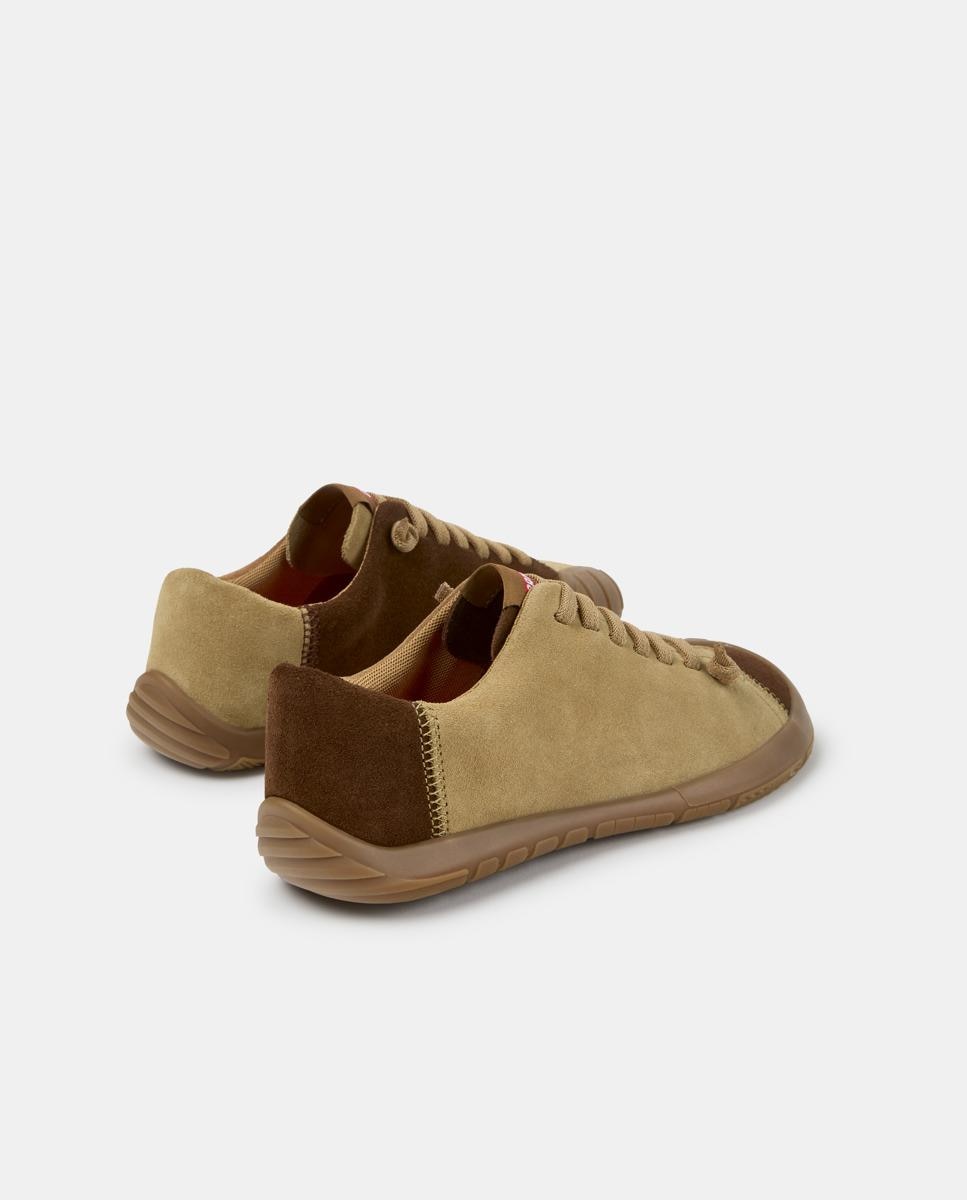 Zapatillas básicas de mujer de piel peu path+ - Camper - Marrón Marrón-2