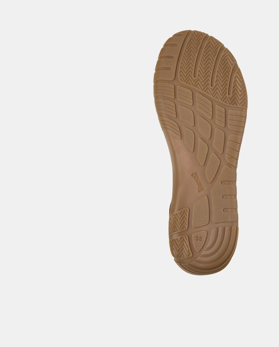 Zapatillas básicas de mujer de piel peu path+ - Camper - Marrón Marrón-4