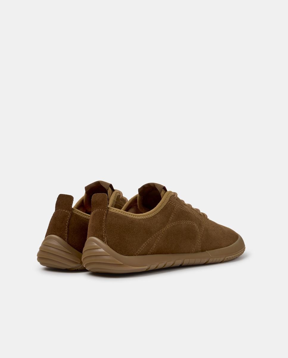 Zapatillas de mujer peu path+ de piel - Camper - Marrón Marrón-2