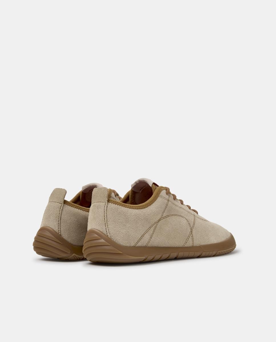 Zapatillas de mujer peu path+ de piel - Camper - Beige Beige-2
