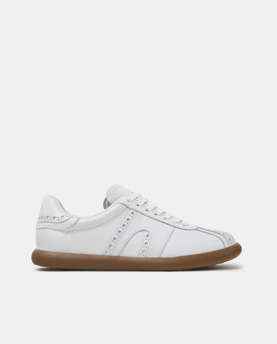 Imagen 0 de Zapatillas de piel de mujer pelotas soller Blanco