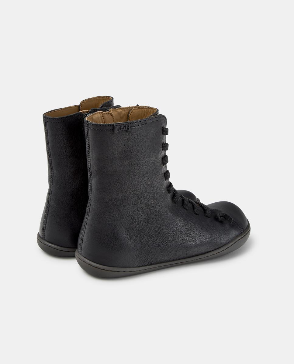 Imagen 4 de Botines de cordones de mujer de piel peu cami - Camper - Negro Negro
