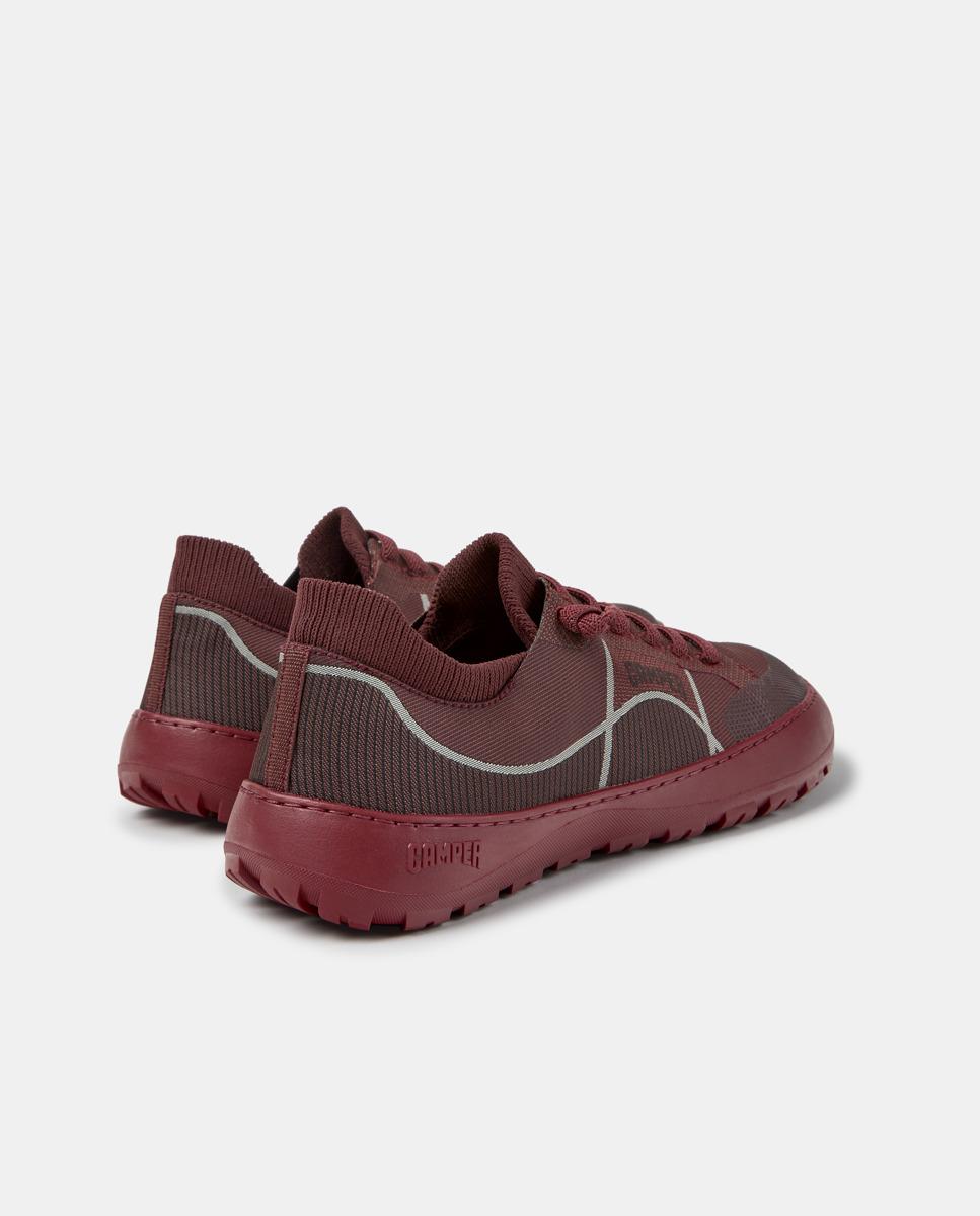 Zapatillas deportivas de mujer peu serra con cordones - Camper - Burdeos Burdeos-2