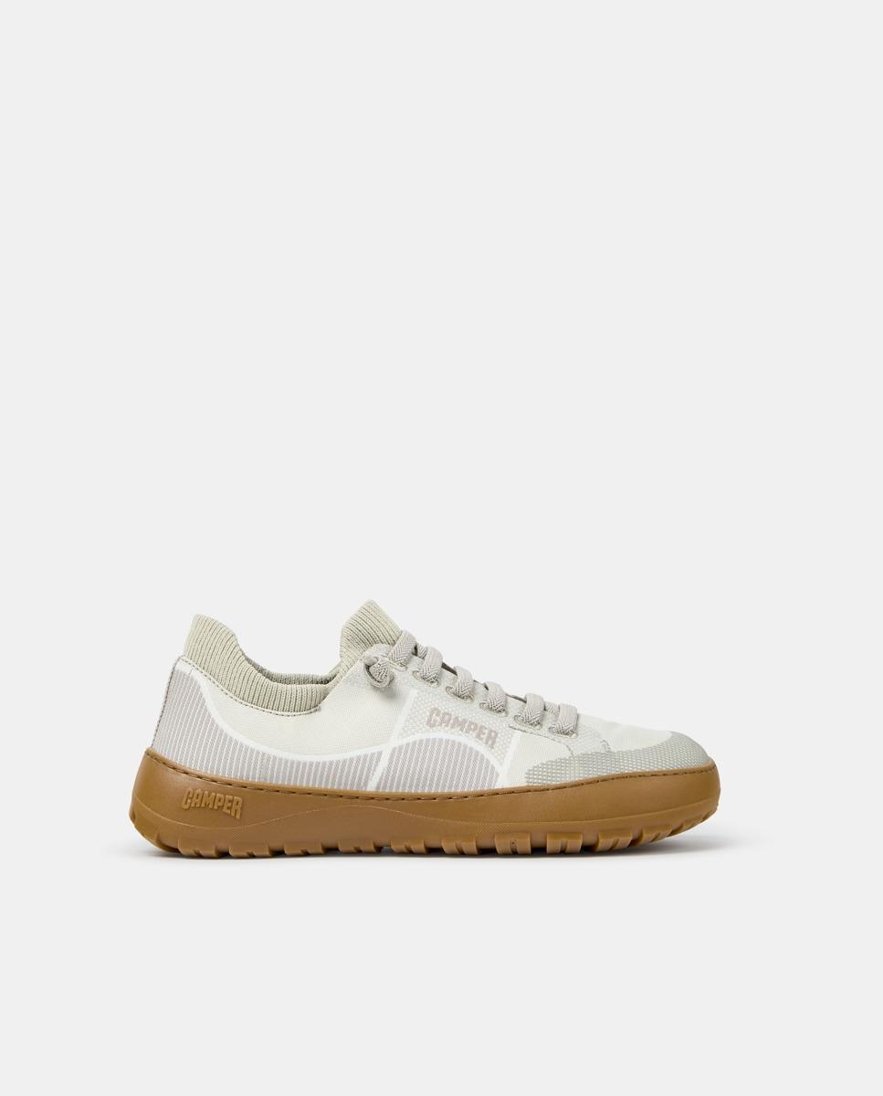 Zapatillas deportivas de mujer peu serra con cordones - Camper - Beige Beige-1