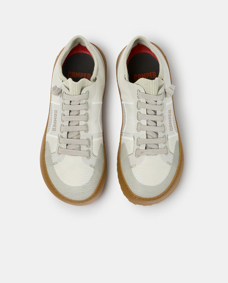 Zapatillas deportivas de mujer peu serra con cordones - Camper - Beige Beige-3