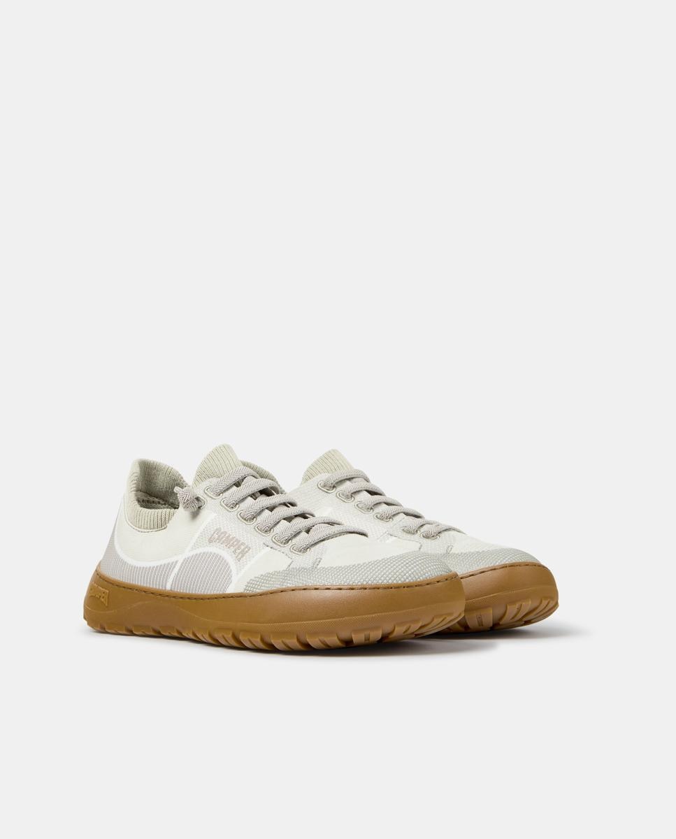 Zapatillas deportivas de mujer peu serra con cordones - Camper - Beige Beige-5
