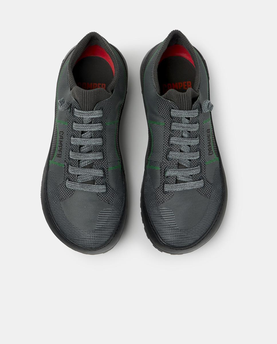 Zapatillas deportivas de mujer peu serra con cordones - Camper - Gris Gris-3