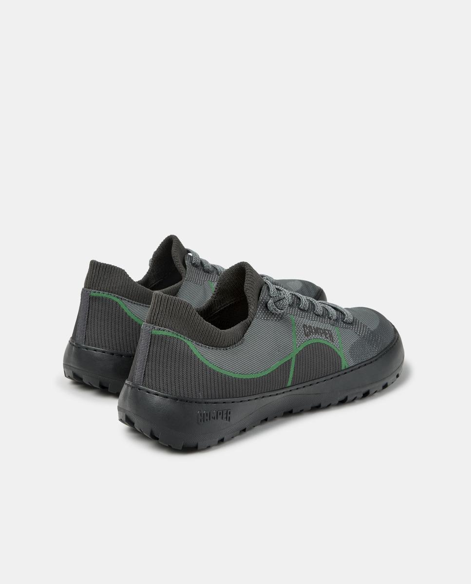 Zapatillas deportivas de mujer peu serra con cordones - Camper - Gris Gris-2