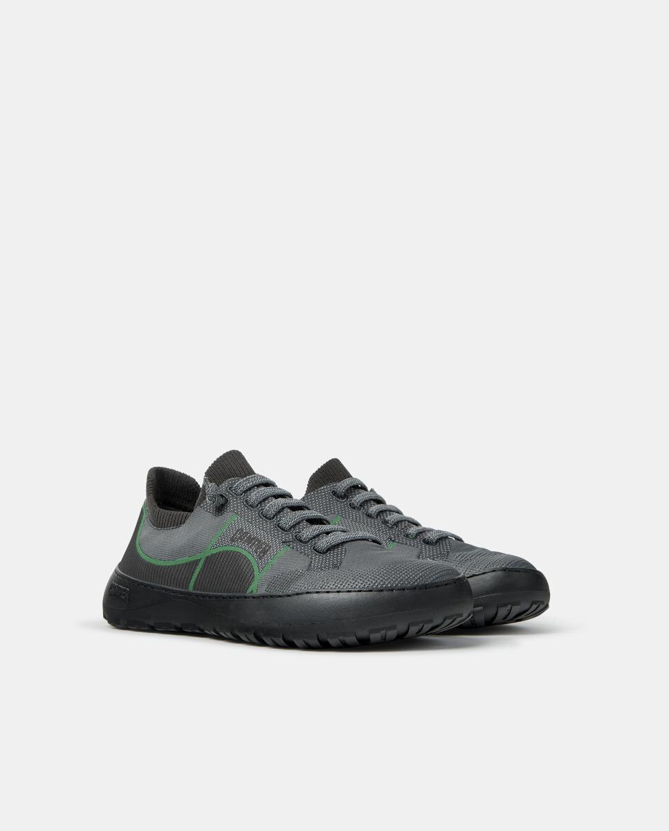 Zapatillas deportivas de mujer peu serra con cordones - Camper - Gris Gris-5
