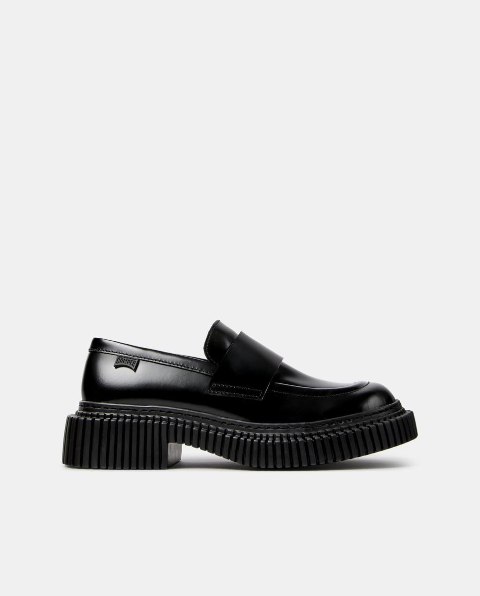 Imagen 0 de Mocasines de piel de mujer pix berlin Negro