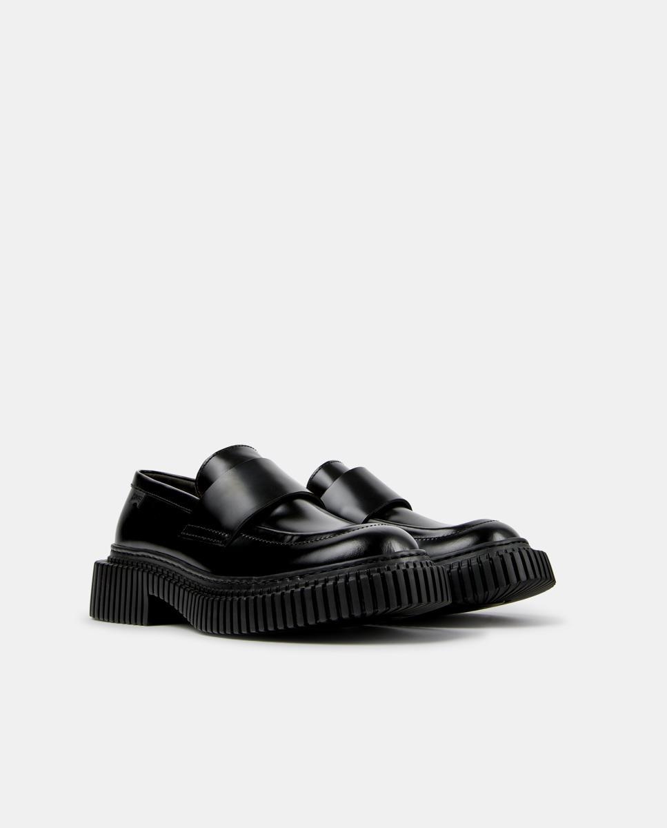 Mocasines de piel de mujer pix berlin - Camper - Negro Negro-3