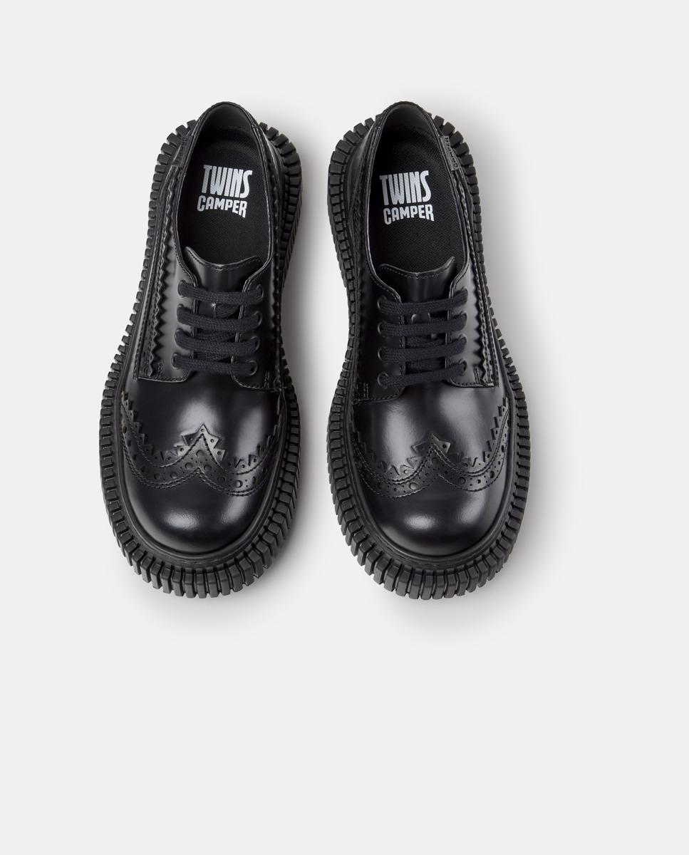 Imagen 3 de Zapatos de cordones de mujer pix berlin - Camper - Negro Negro