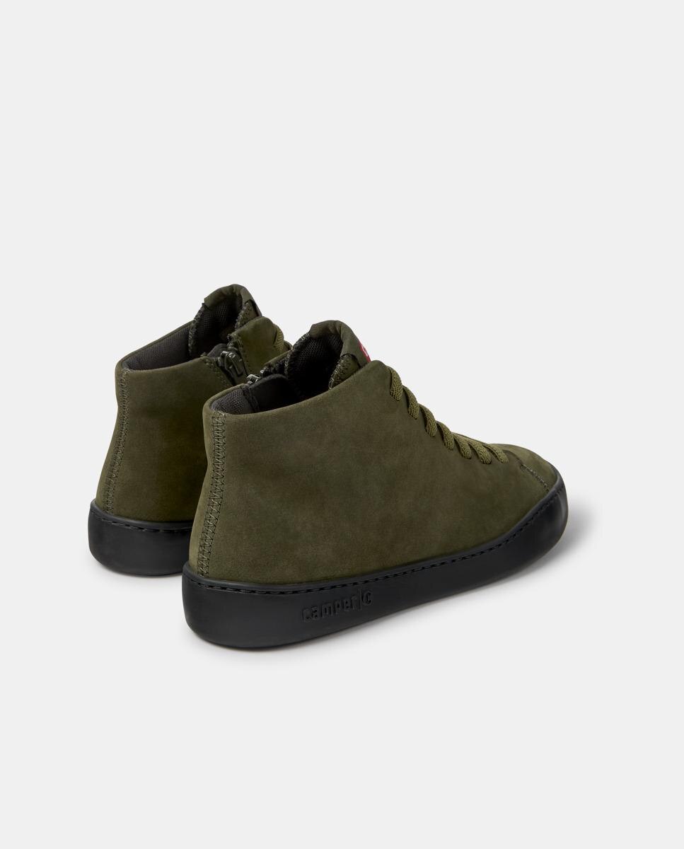 Zapatillas altas de piel de mujer peu touring - Camper - Verde Verde-4