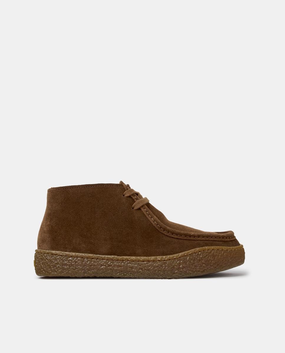 Botines de mujer de piel peu terreno - Camper - Marrón Marrón-1